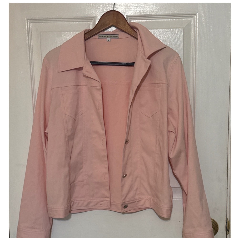 Howard Wolf Sport Jacket Womens Size M Pink Excellent Button Up Western Yoke